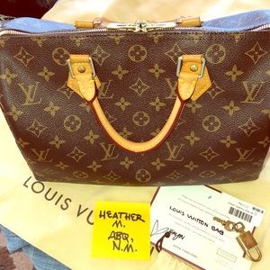 EUC Authentic Louis Vuitton Speedy Bandouliere 30